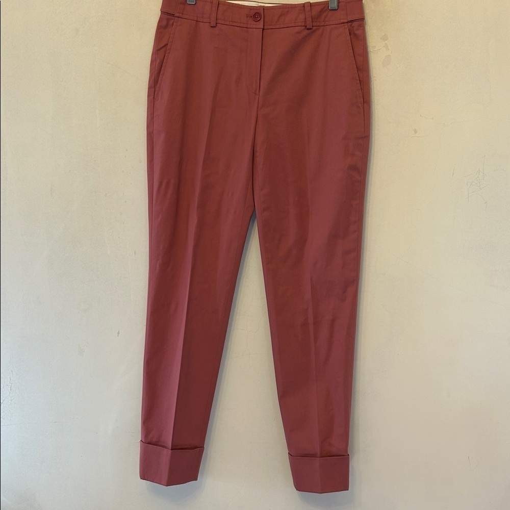 Brooks Brothers salmon cuffed pants Size 4 EUC